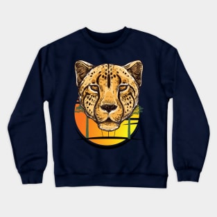 Africa Cheetah Crewneck Sweatshirt